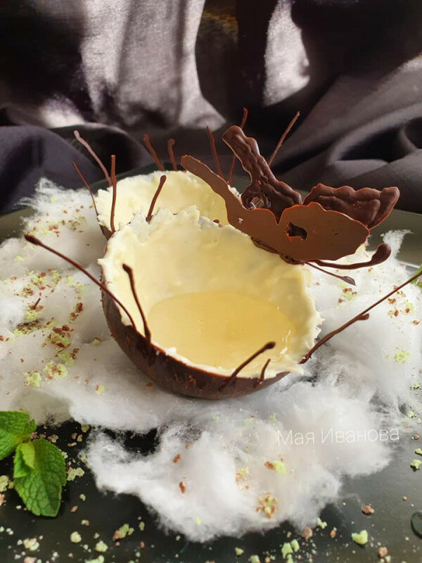 Идеен десерт за специален повод кокосов орех от шоколадНеобходими