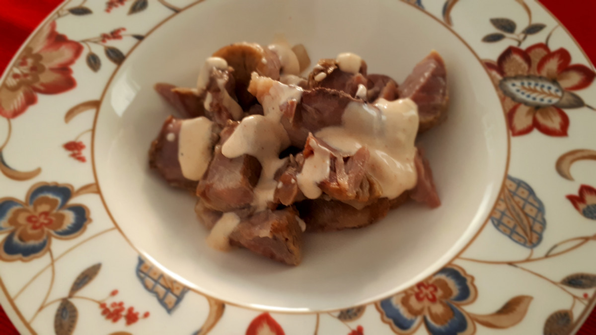 Свинско джоланче с баварски сос ето това е рецепта