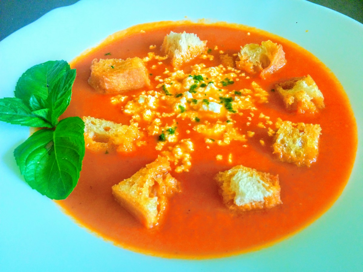 Не не е крем супа това е супер уханна доматена