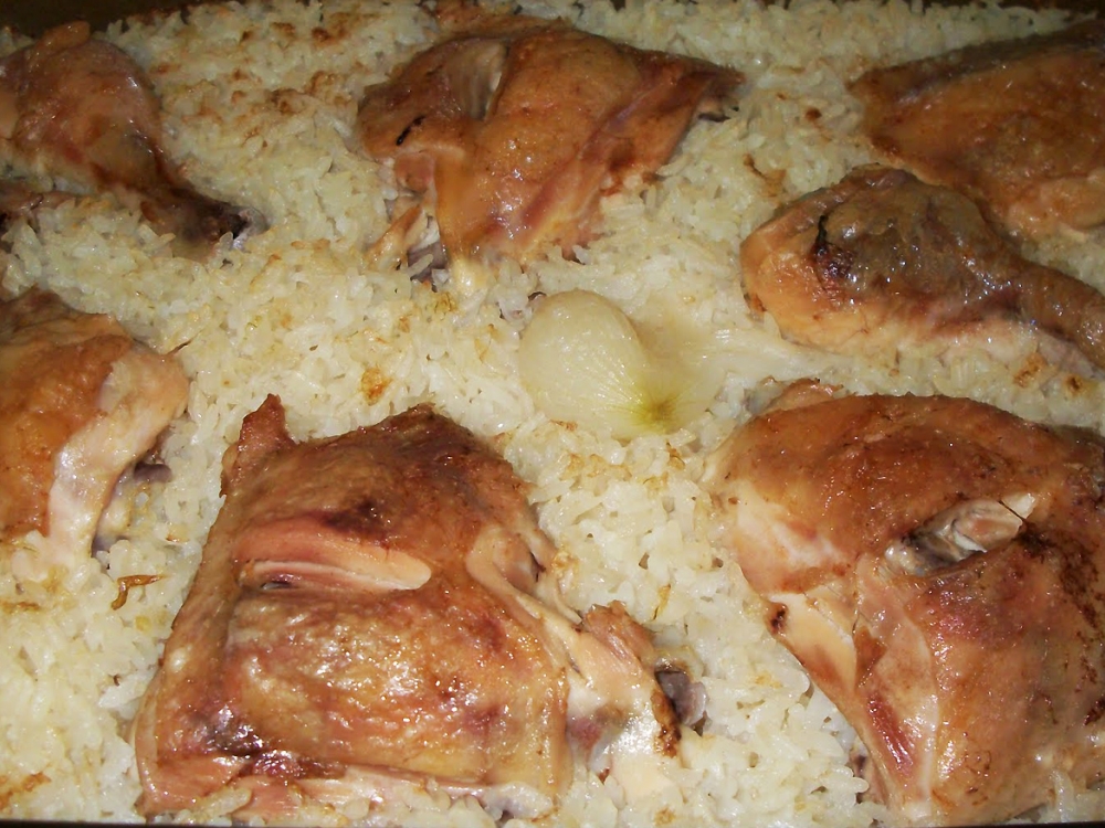 Клачиеско печено пиле с ориз по рецептата на една БабаНеобходими