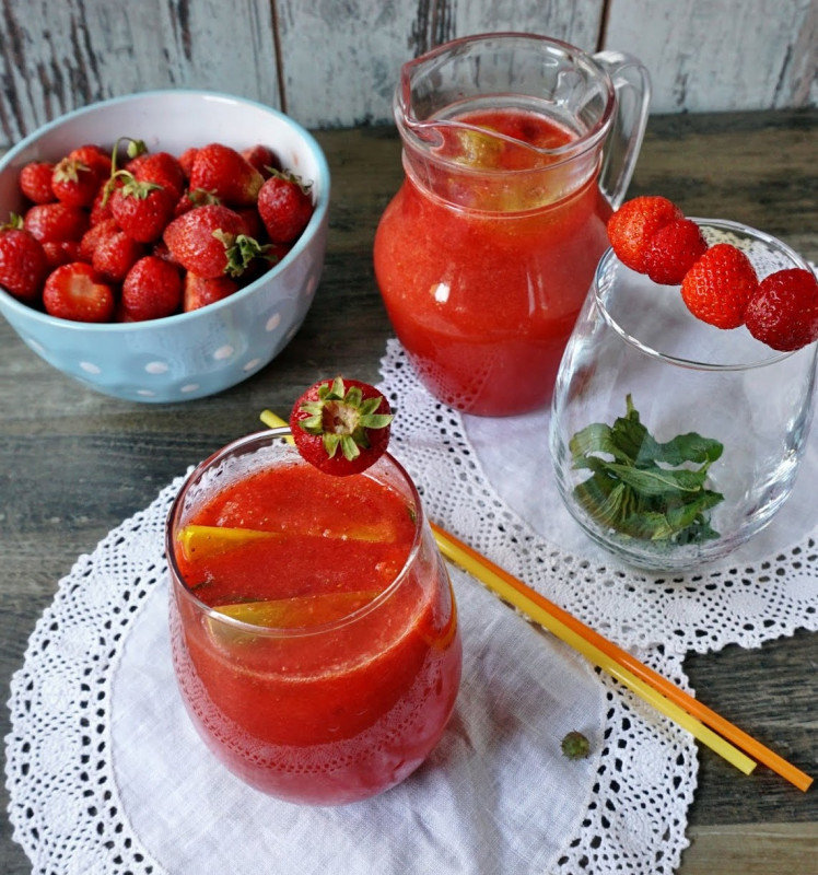 Ягодка по ягодка домашна ягодова лимонада ставаНеобходими Продукти● ягоди -