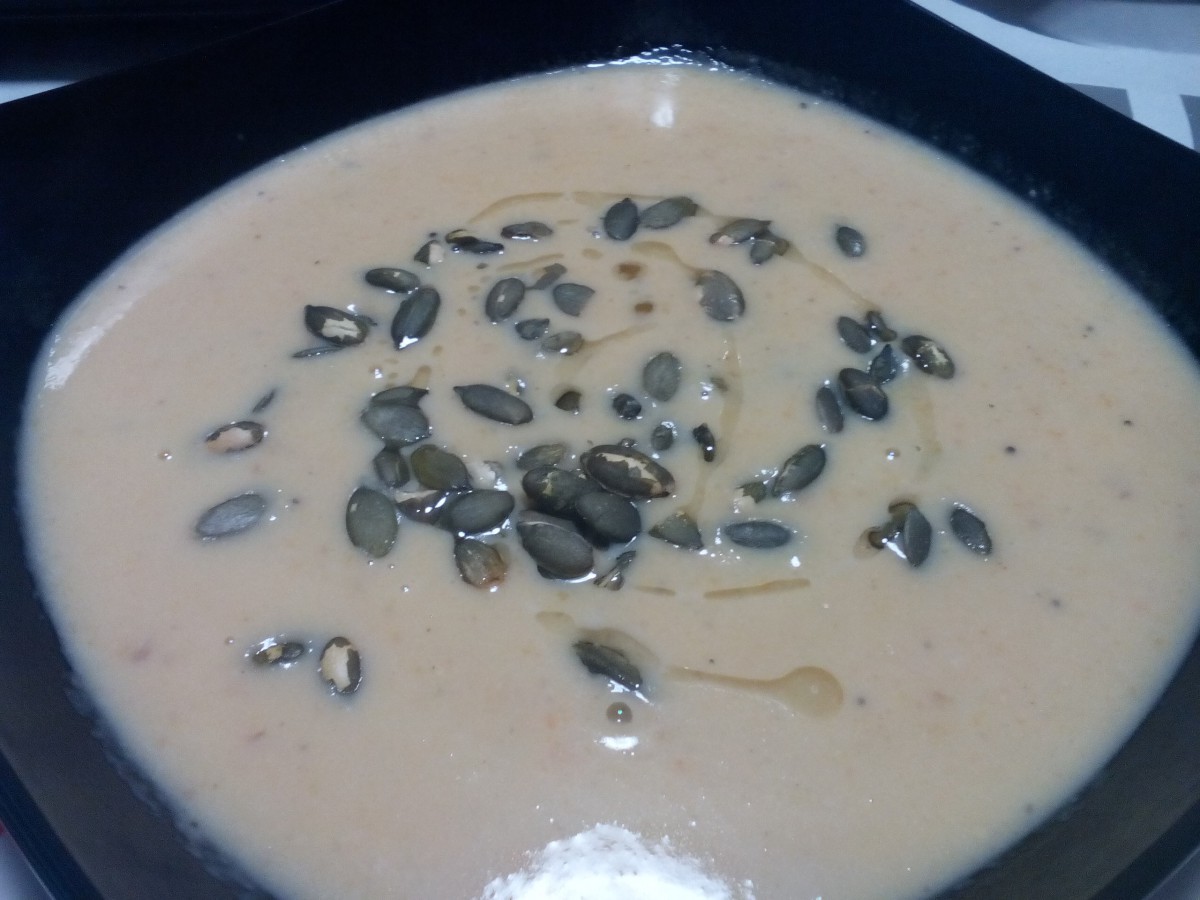 Ароматна млечна супа с нахут истински еликсир за стомаха