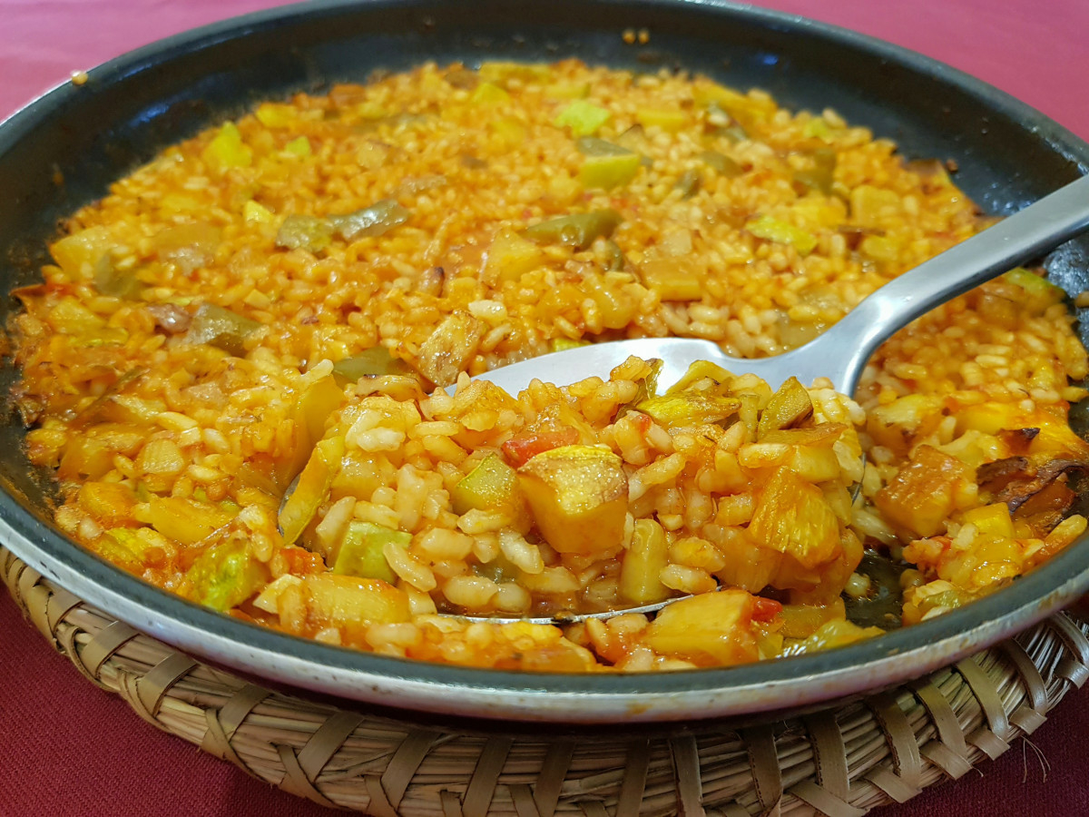Ориз с тиквички и домати на фурна рецепта която