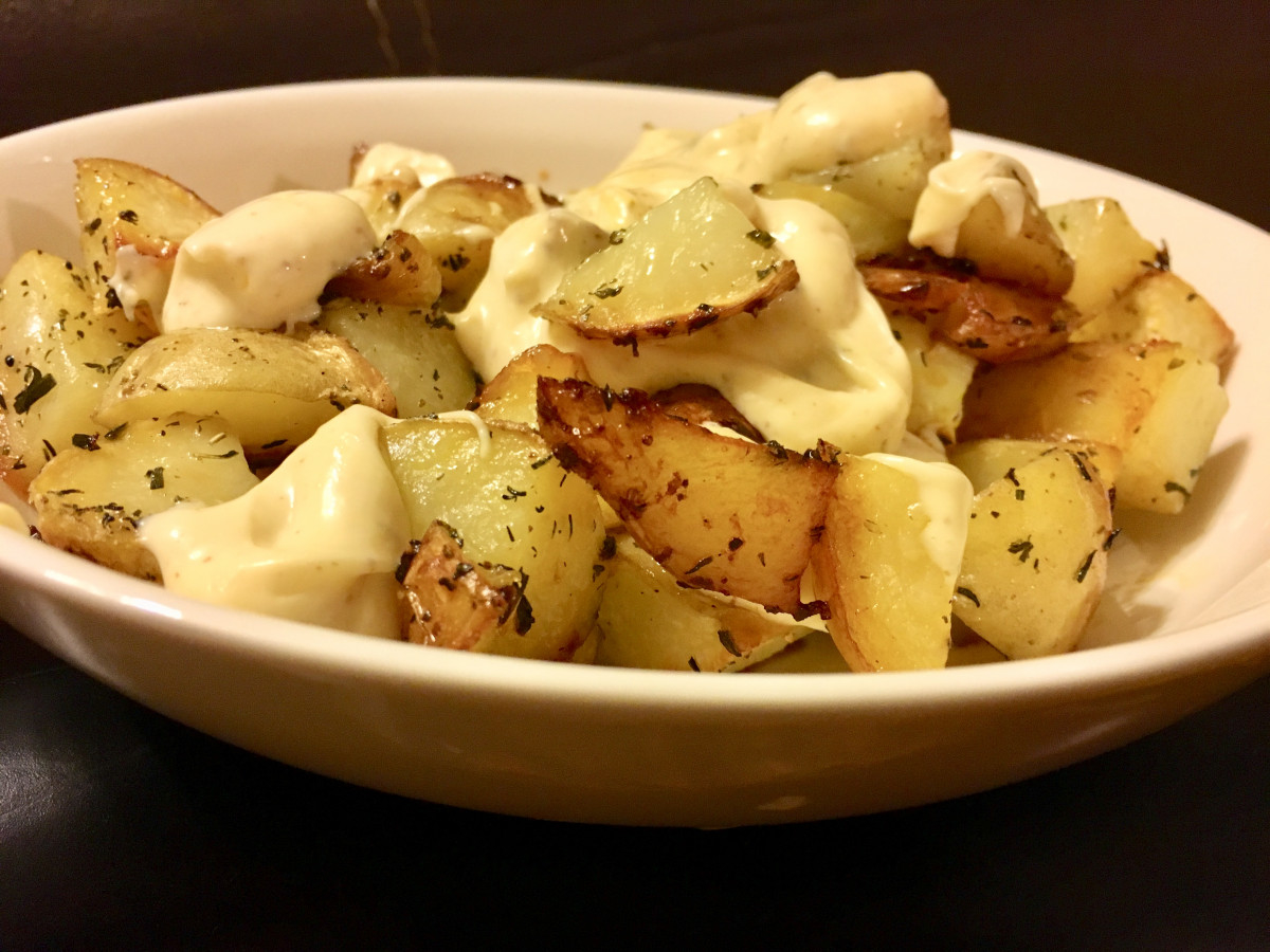 Снимка: Печени картофи с балсамов оцет