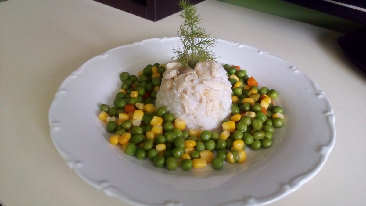Рецепта за пиле с ориз и задушени зеленчуци която няма