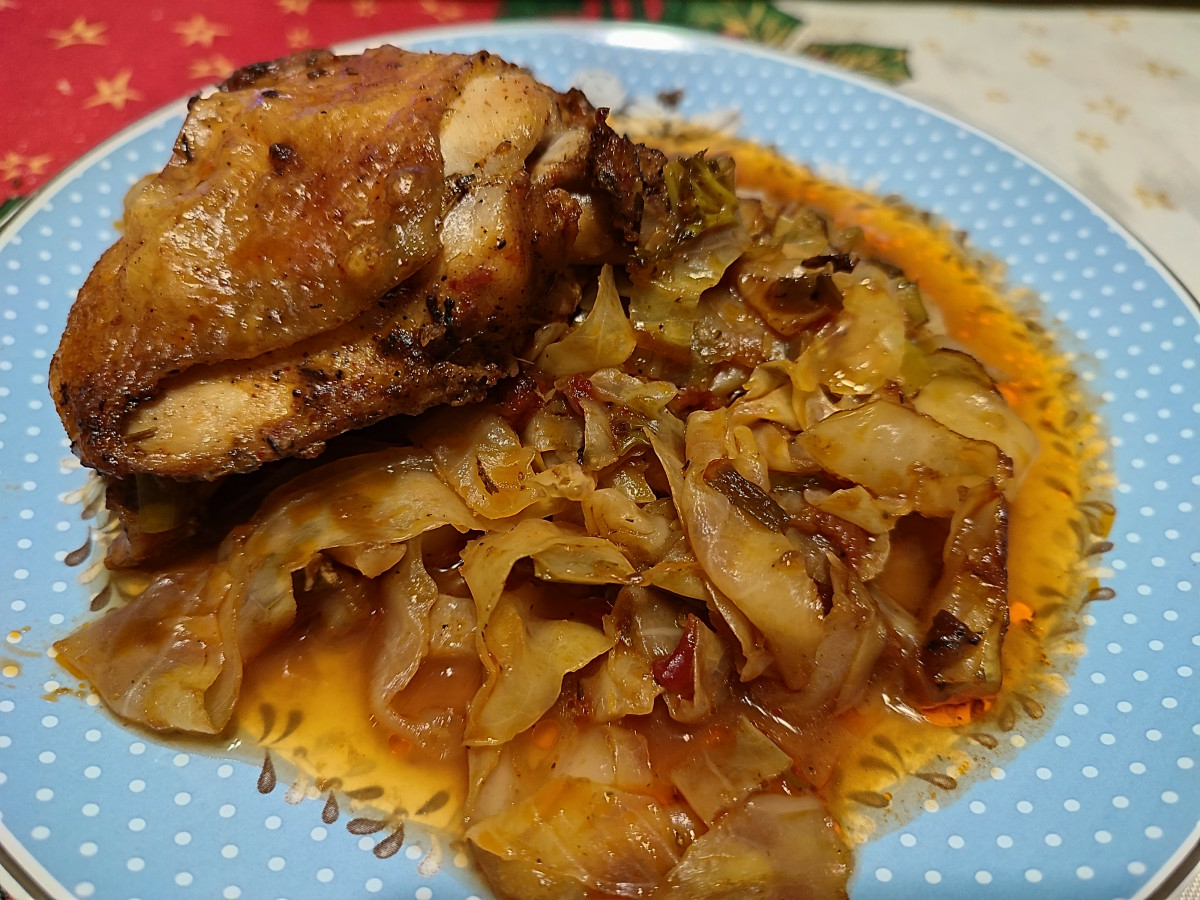 Истинска класика пиле с прясно зеле приготвено на фурнаНеобходими