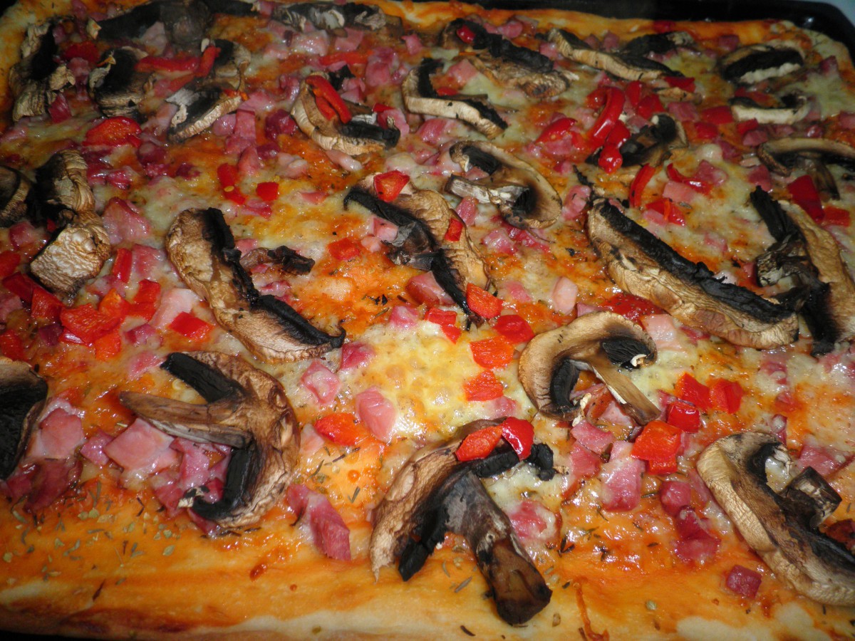Заповядайте на гости Сготвили сме лесна пица със свинско филе