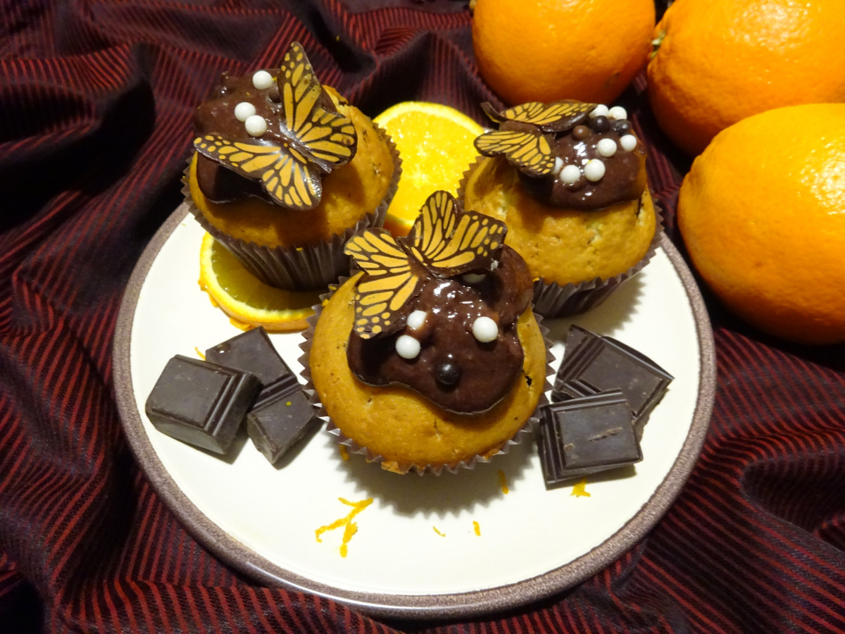 Греховно вкусни и ароматни малки кексчета с цитрусови портокалови нотки