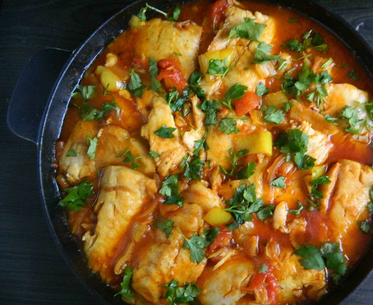 Рибни филета със зеленчуци - лесно, вкусно ястие, в което