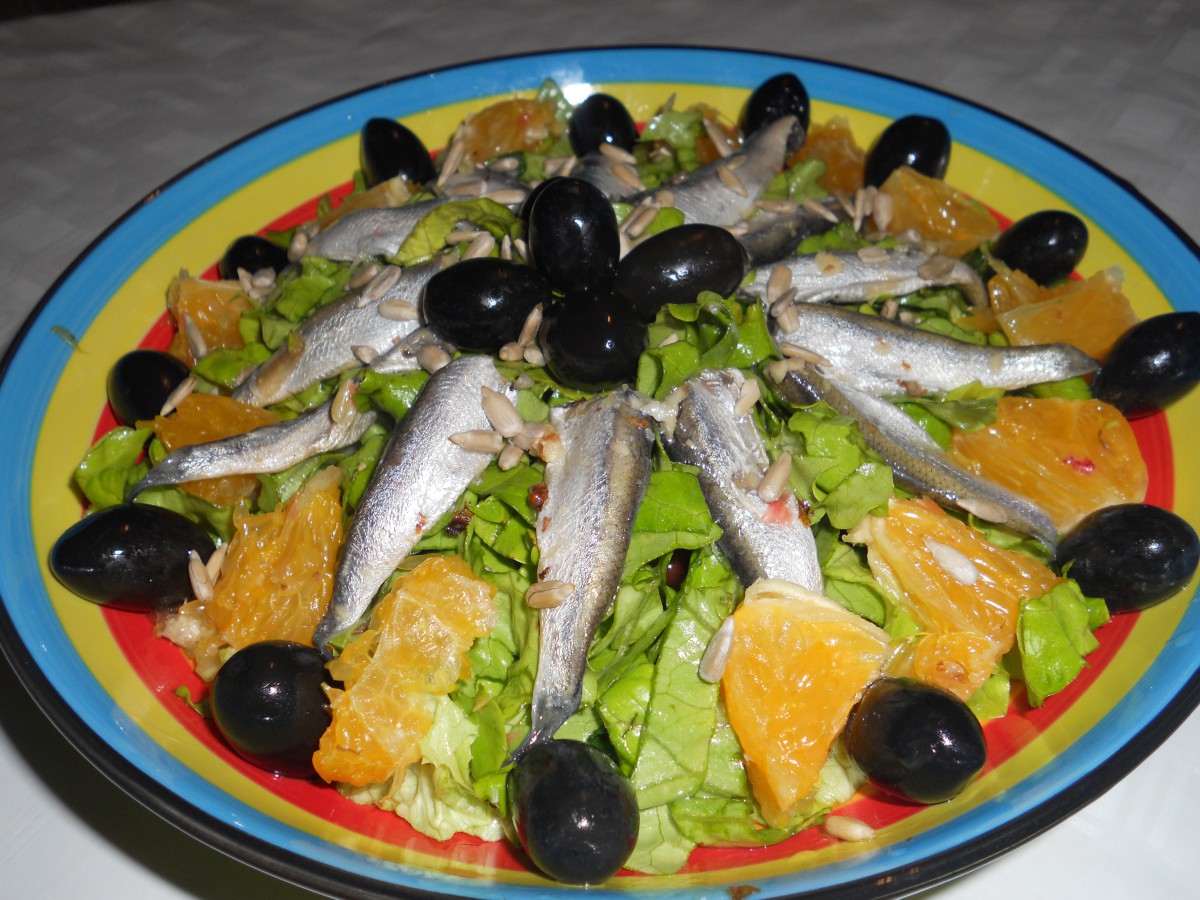 Страхотно съчетание - уникална рибена салата с цитрусов вкус и
