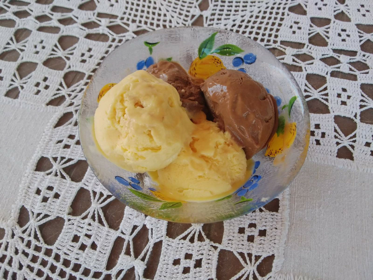 По рецептата на моята баба истински домашен сладолед от
