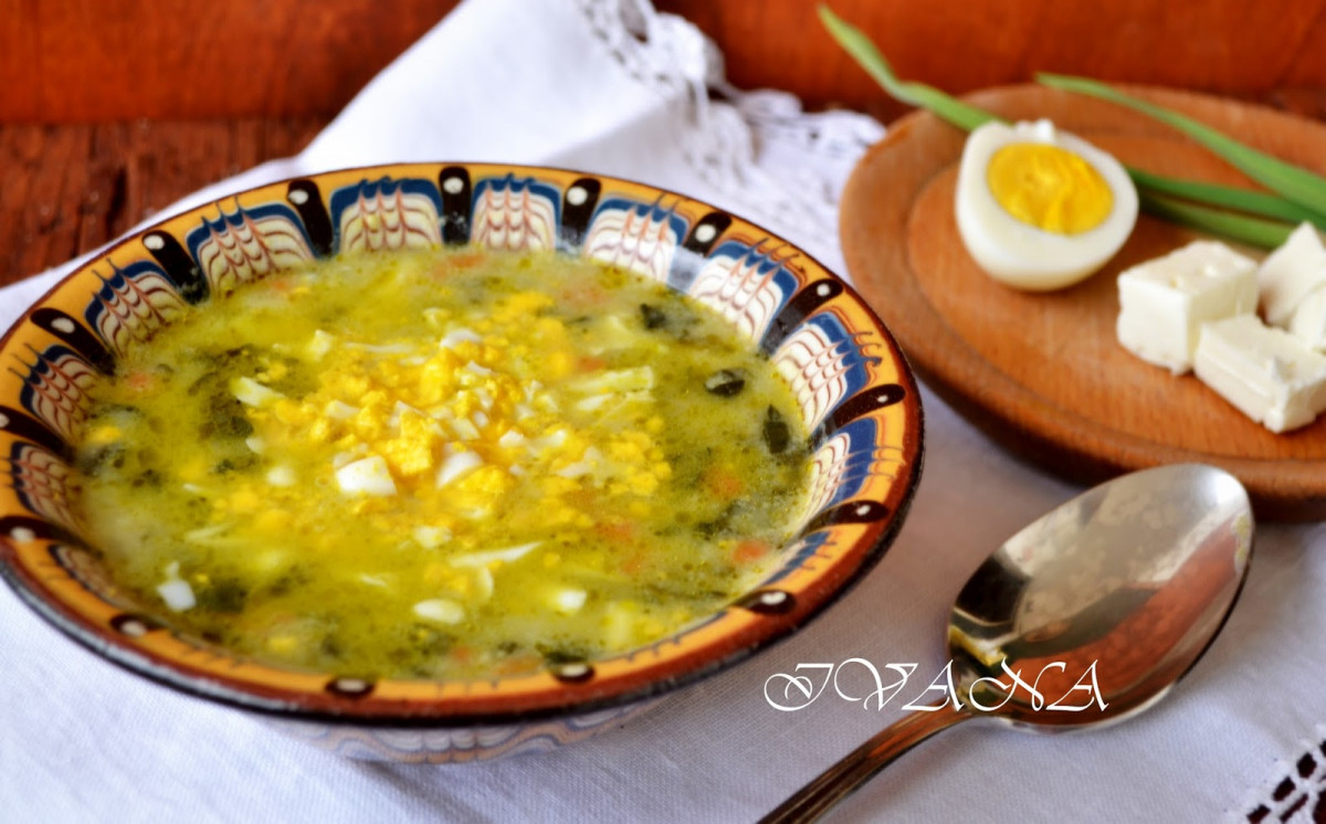 Спаначена супа с варени яйца семпло и вкусноНеобходими Продукти●