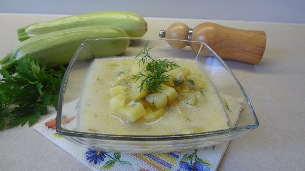 Дори една най обикновена супа с тиквички и картофи може да