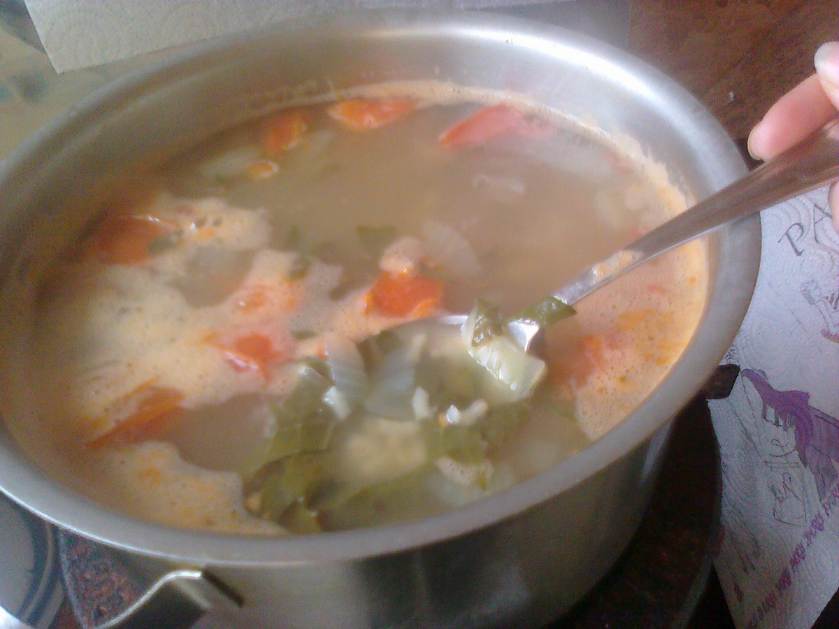 Вижте как лесно да приготвите вкусна зеленчукова супа за по малко