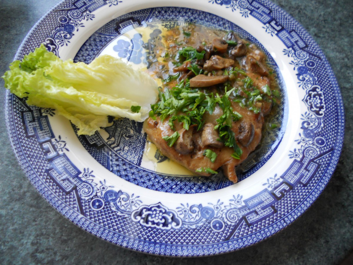 Свинско с печурки и Марсала - класическа комбинация, която ще