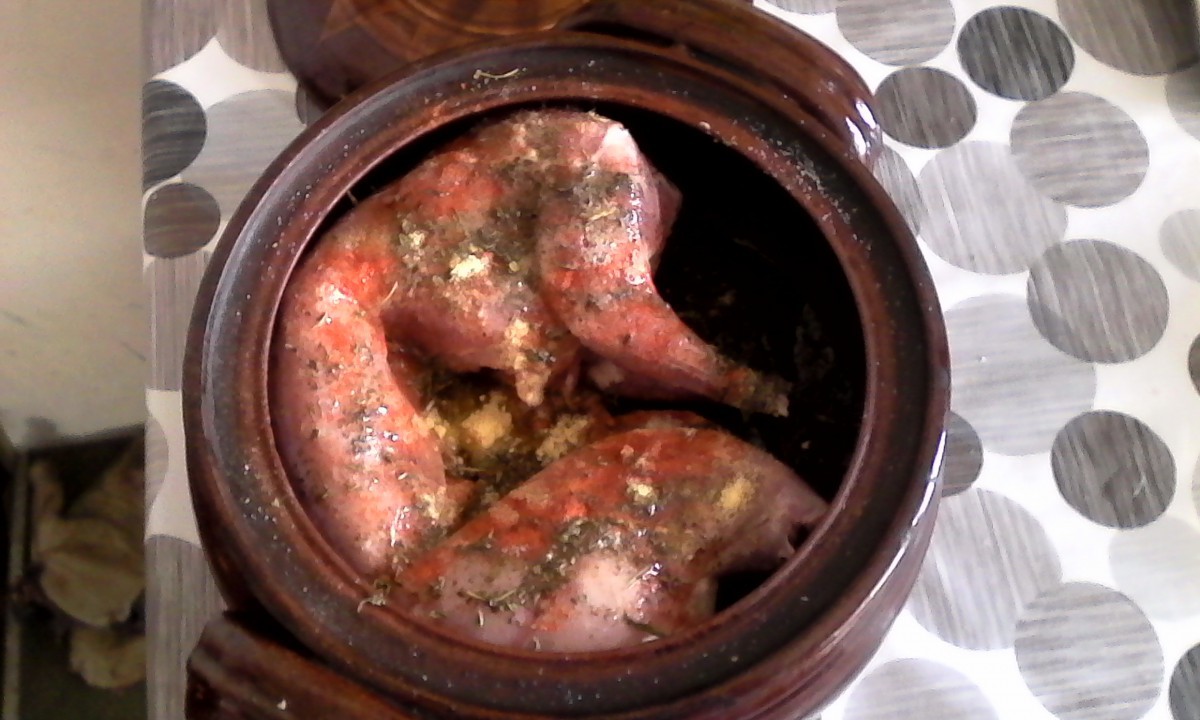 Приготвили сме една неустоима рецепта - печено зайче в глинен
