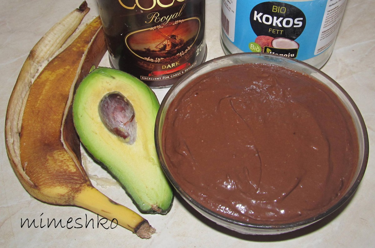 Гениално - шоколад, при това домашен и здравословенНеобходими Продукти● авокадо