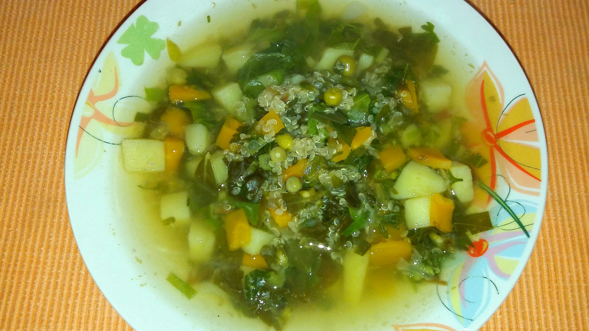 Малко киноа и зеленчуковата супа се превръща в истинско изкушение