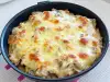 Запеканка с печени патладжани и гъби